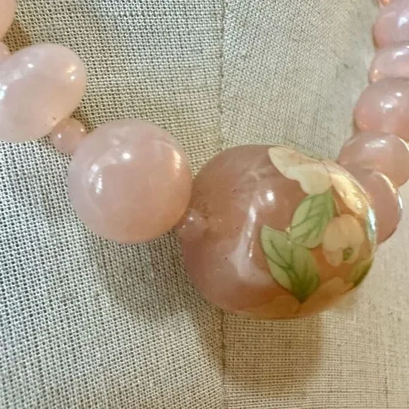 Avon Touch of Spring punk lucite Necklace - Picture 4 of 9